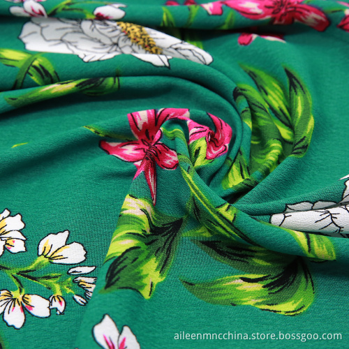 Viscose rayon print for lady cloth in summer